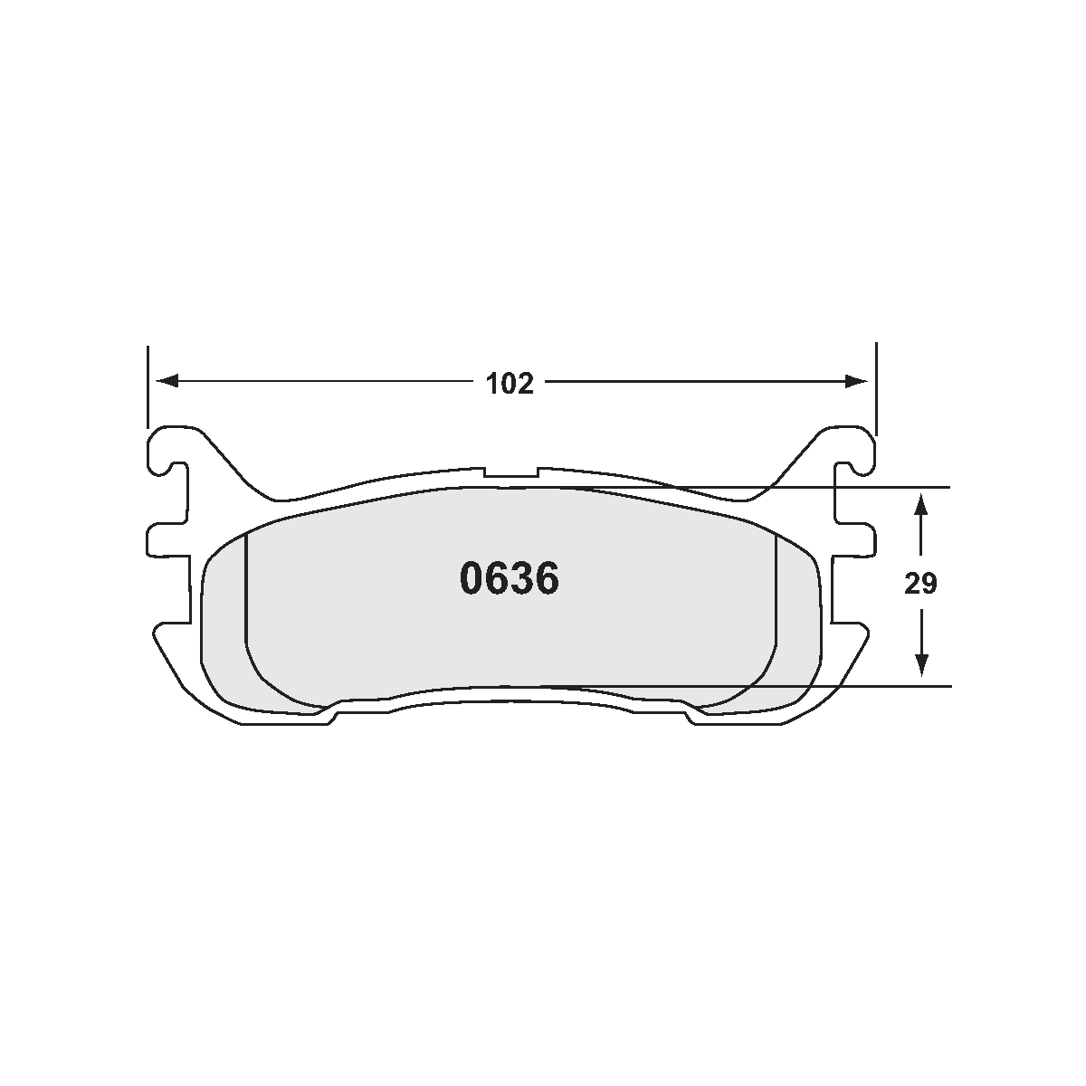 PFC Spec Miata (NA/NB 1.8L) Rear Brake Pads - 11 Compound - 0636.11.13.44