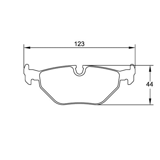 Pagid U-1285 Yellow Racing Pad - RS29 Compound