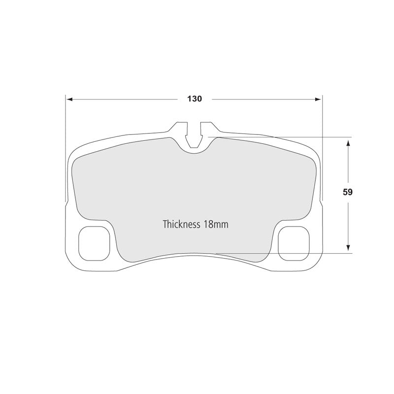 Performance Friction 1299.332.18.44 Racing Pad - 332 Compound