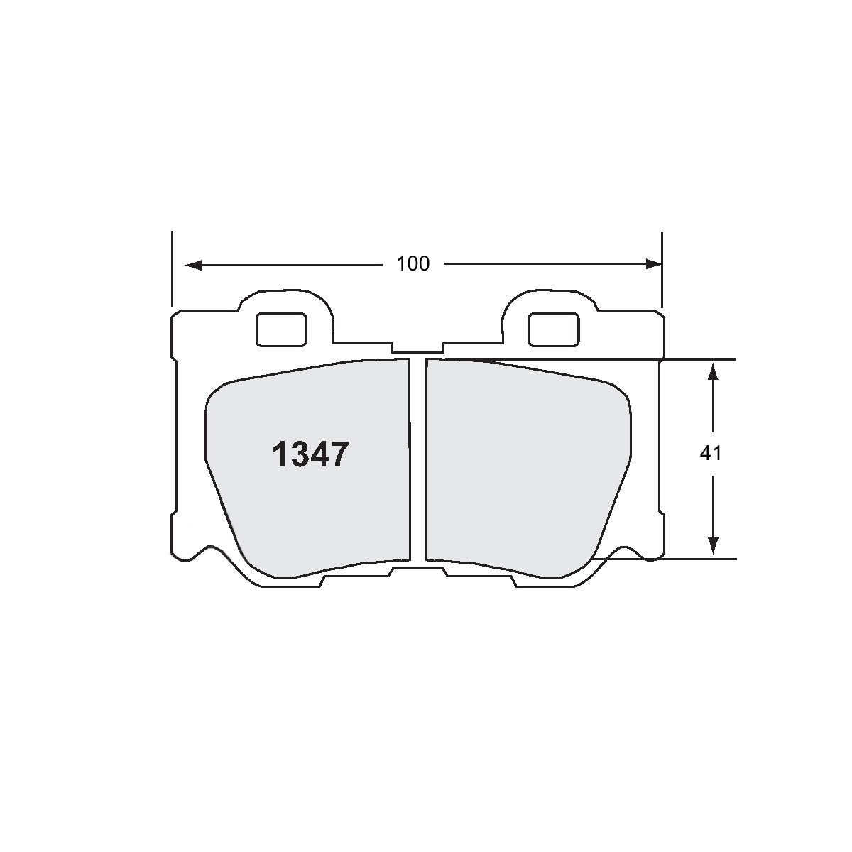 Performance Friction 1347.08.16.44 Racing Pad - 08 Compound