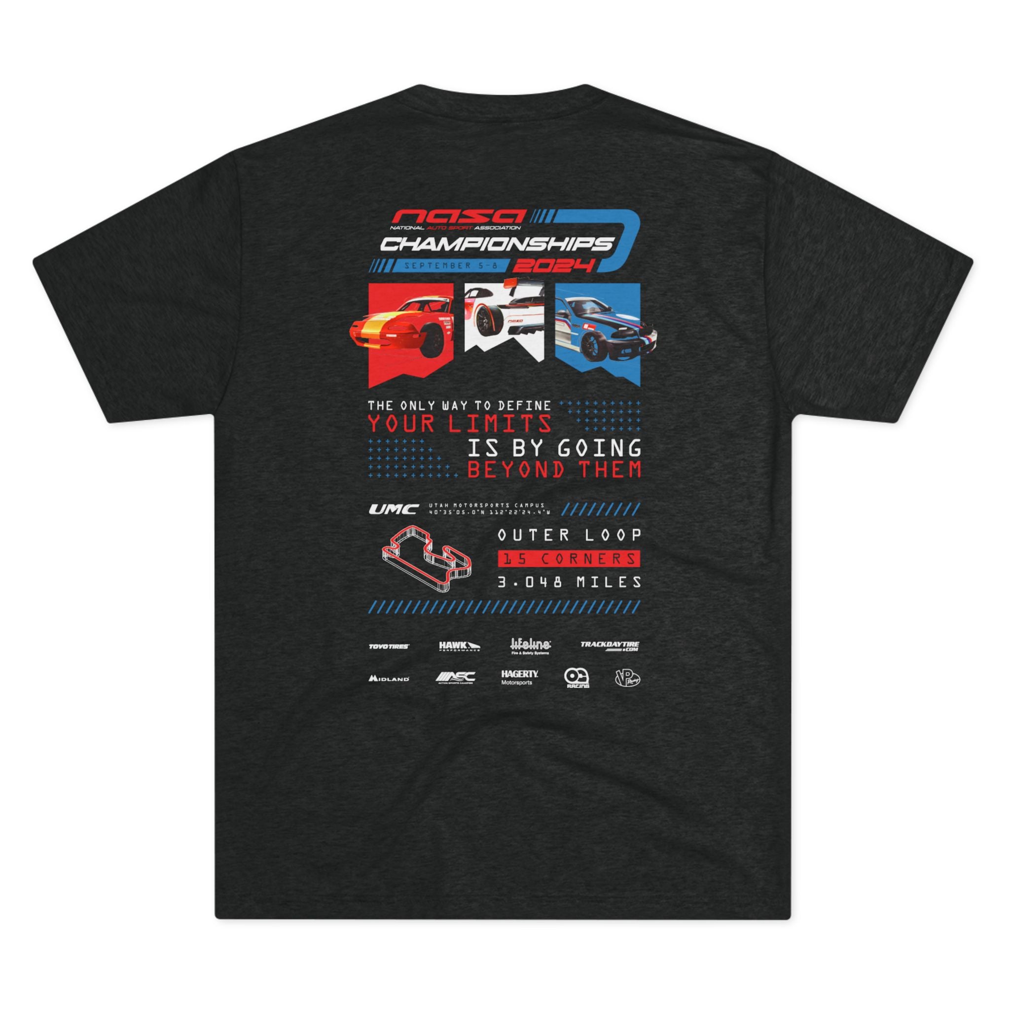 2024 Championships Throwback Shirt - Utah Motorsports Campus