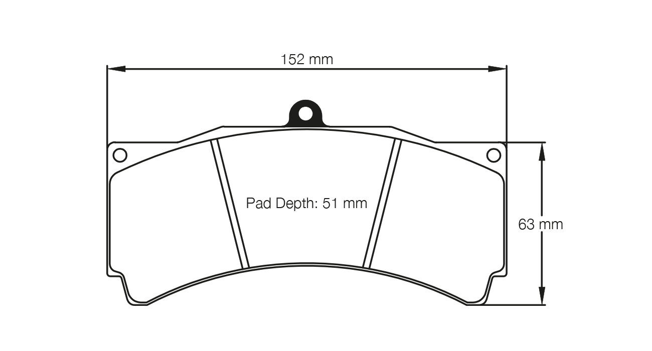 Pagid U-1538 Yellow Racing Pads - RS29 Compound