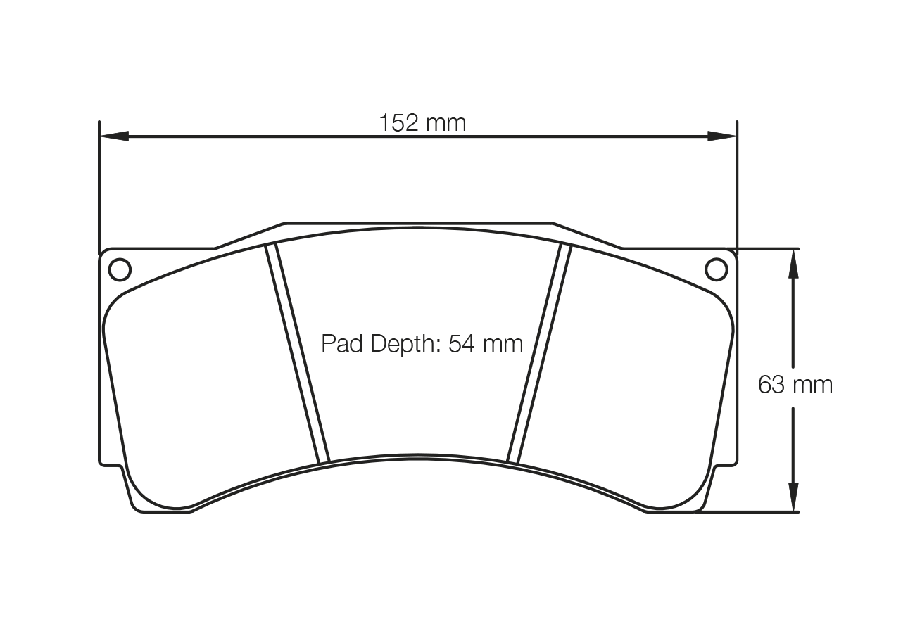 Pagid U-1539 Racing Pads - RSL-1 Compound