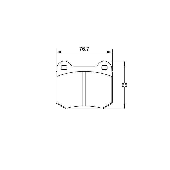 Pagid U-1587 Yellow Racing Pad - RS29 Compound