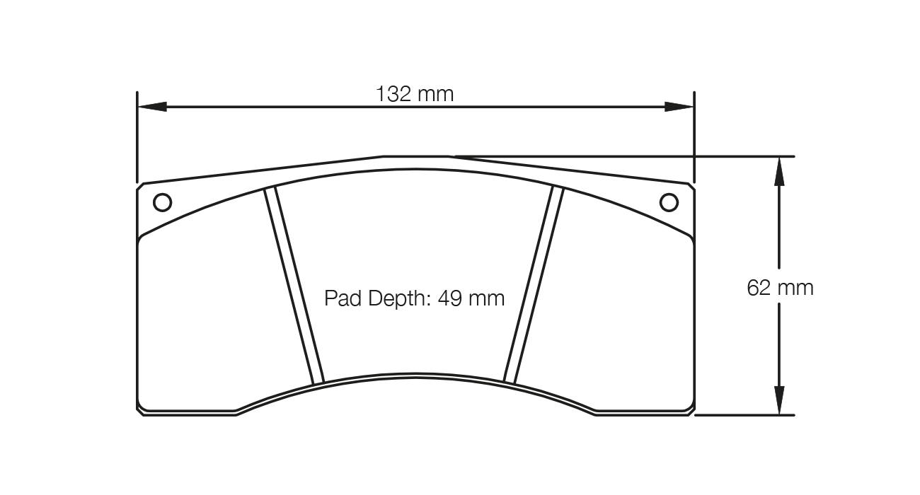 Pagid U-1607 Racing Pads - RST-3 Compound