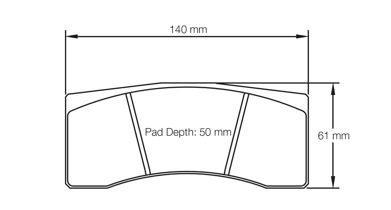 Pagid U-1896 Racing Pads - RSL-1 Compound