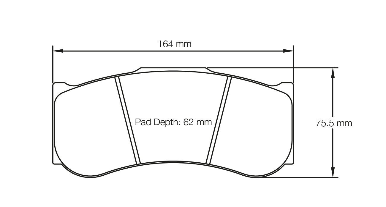 Pagid U-2019 Racing Pads - RST-1 Compound