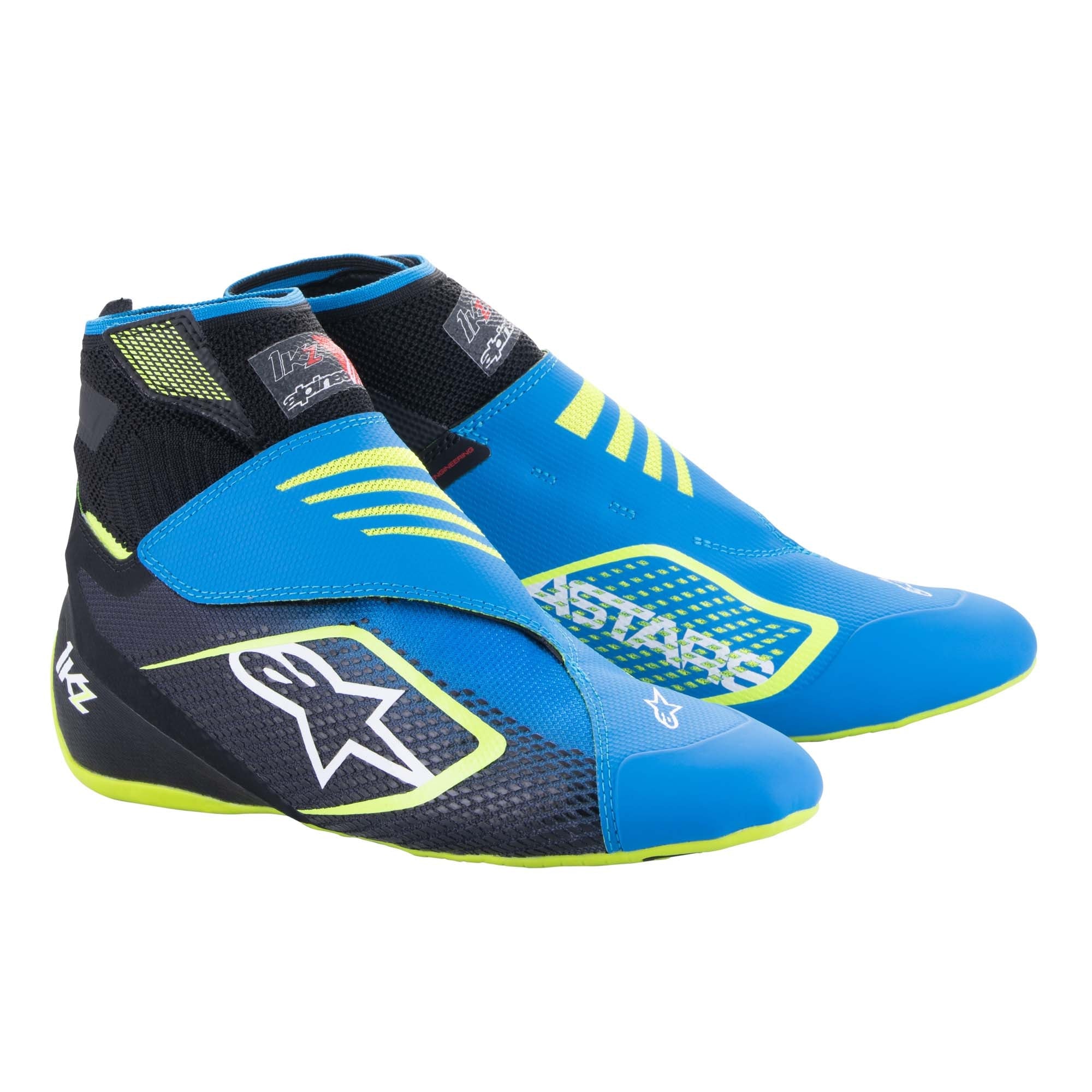 Alpinestars Tech 1-KZ v2 Karting Shoes - Blue/Black/Yellow