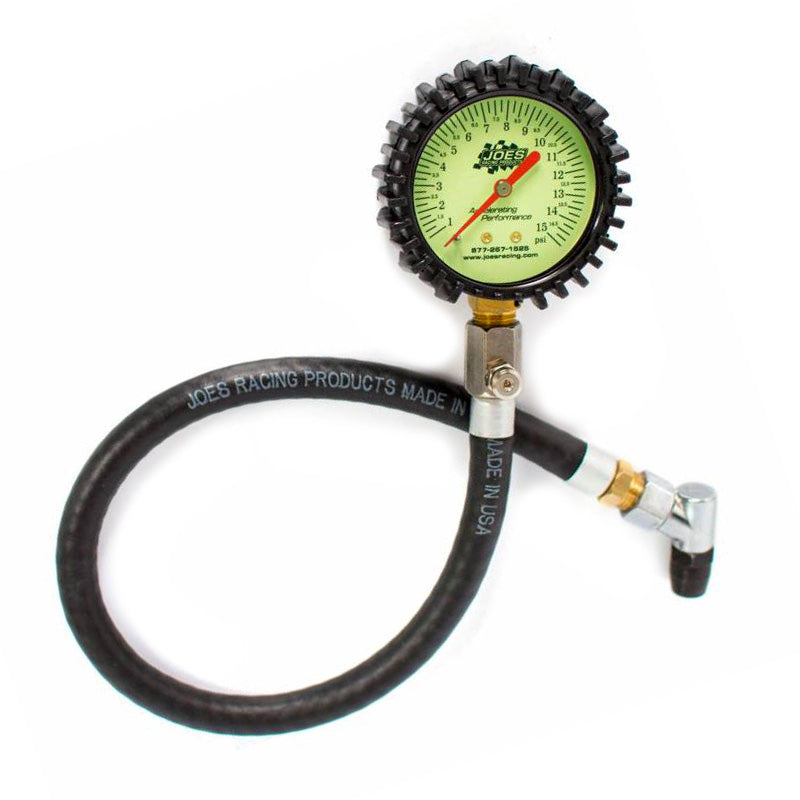 Joes Racing Products Tire Pressure Gauge - 0-15 PSI