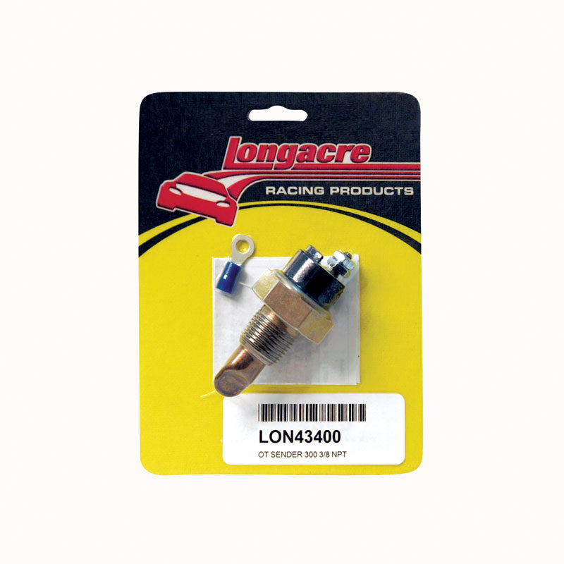 Longacre Oil Temperature Sender - 300 Deg, 3/8" NPT