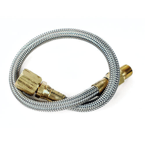 Longacre Stainless Steel Braided Gauge Line - 2 Feet