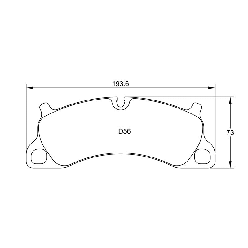 Pagid U-4922 Yellow Racing Pad - RS29 Compound