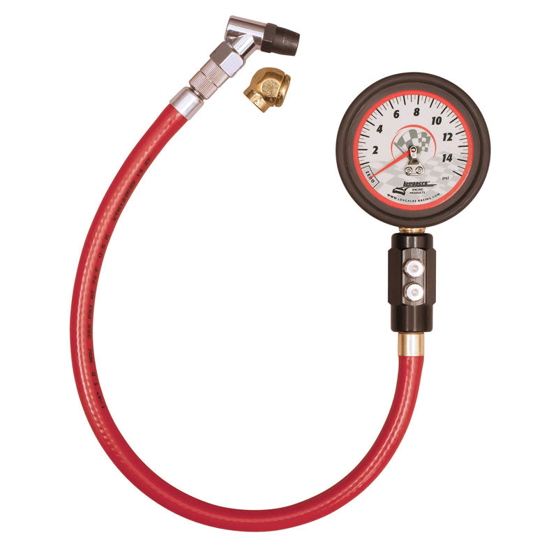 Longacre Deluxe Tire Gauge - 0-15 PSI