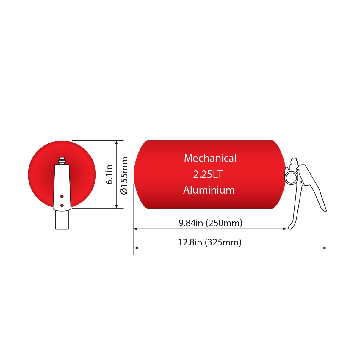 SPA Technique AFFF Fire System - 2.25 Liter Mechanical