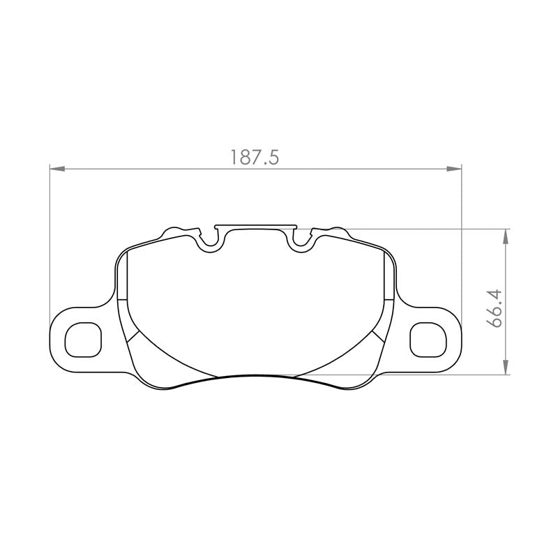 Performance Friction 7727.11.18.44 Racing Pad - 11 Compound