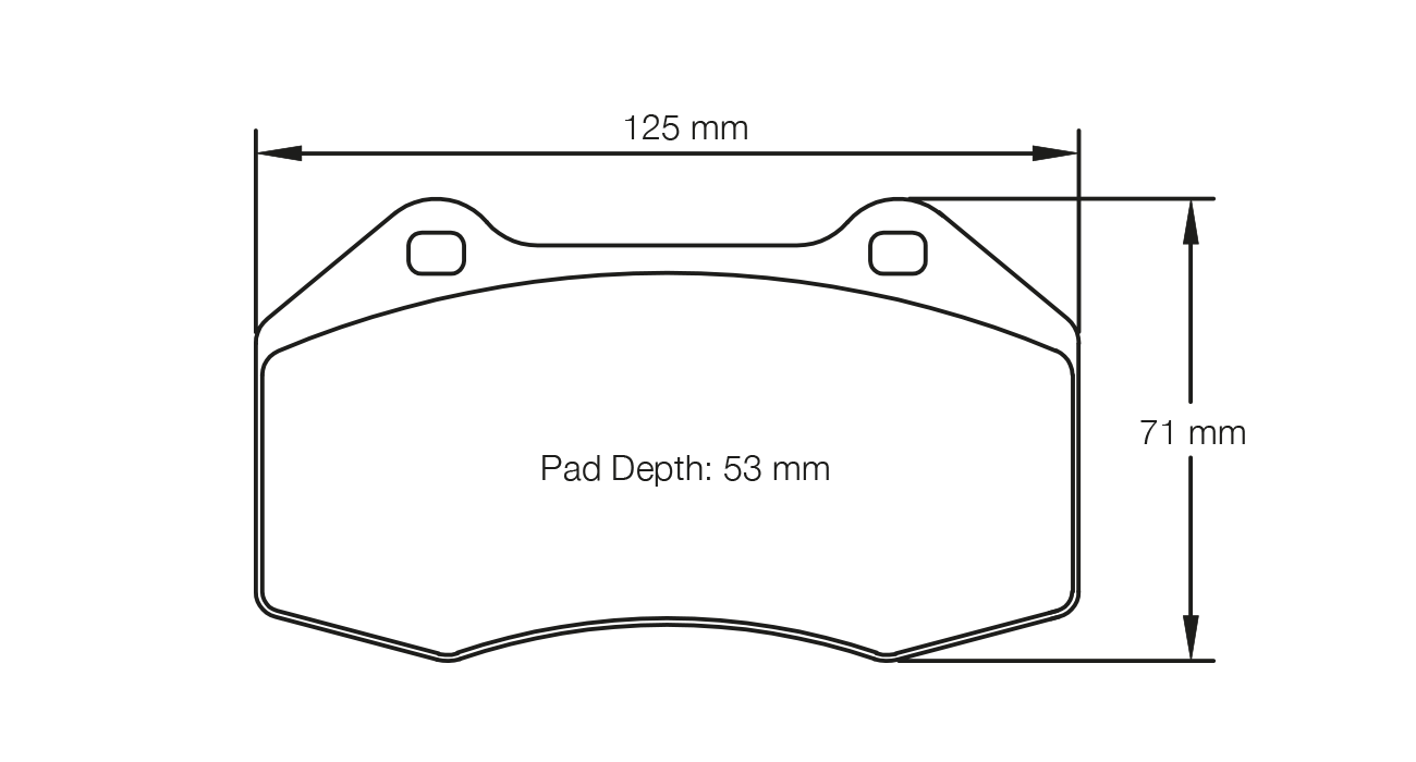 Pagid U-8023 Racing Pads - RST-3 Compound