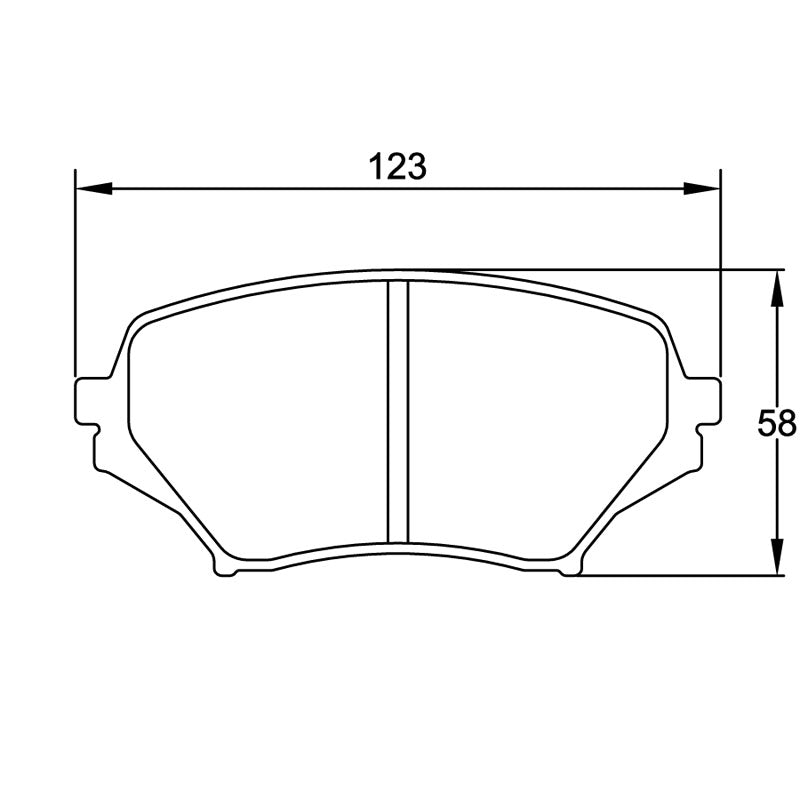 Pagid U-8082 Yellow Racing Pad - RS29 Compound