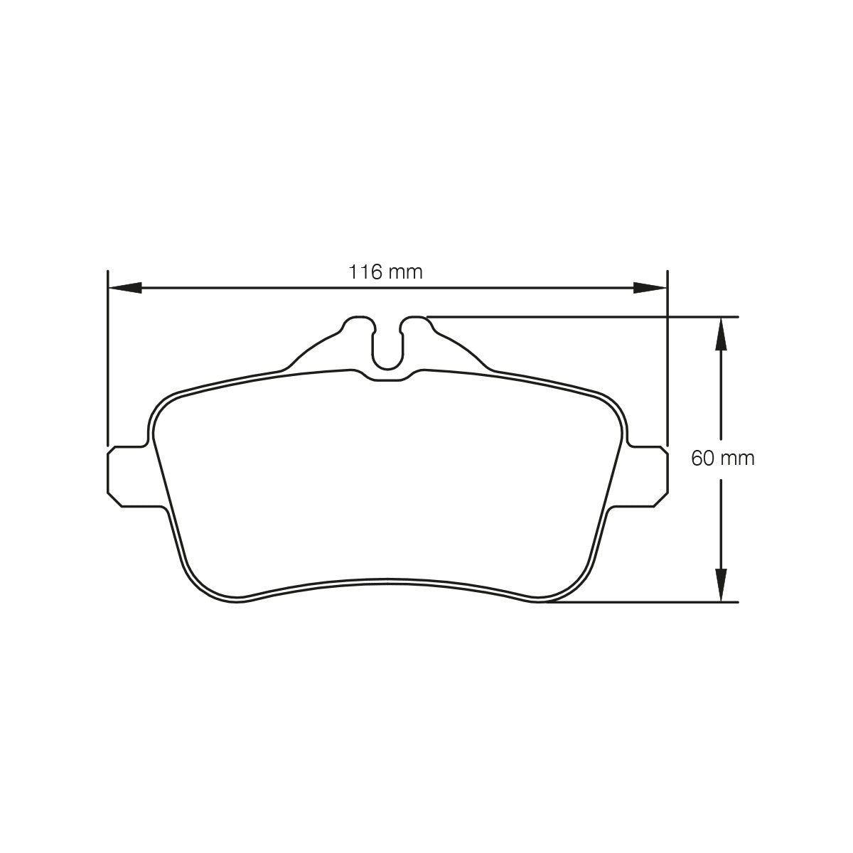 Pagid U-8189 Yellow Racing Pad - RS29 Compound