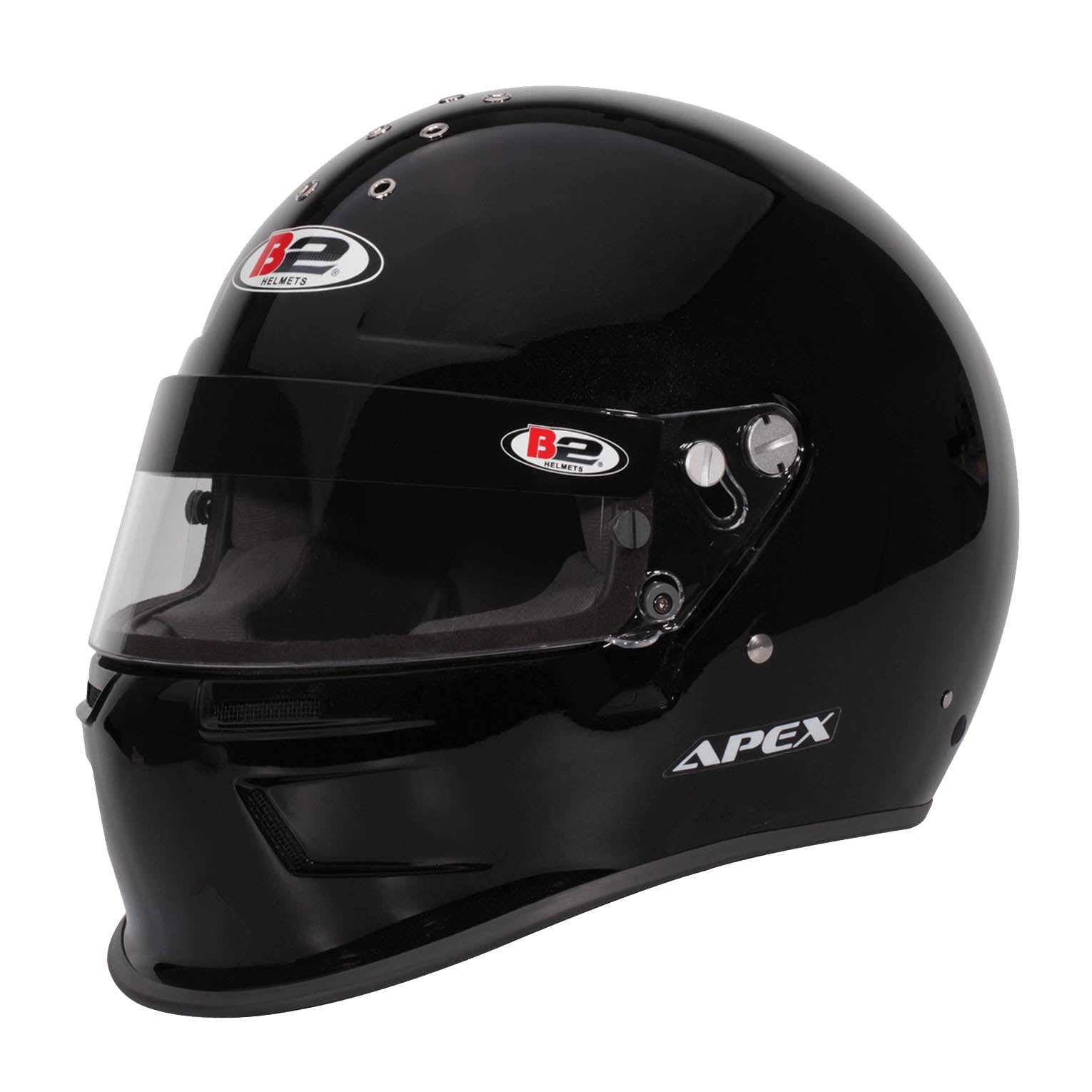 b2 icon helmet Open-Face Auto Racing Icon Helmet SA2015 Small Black Age Group B2 Racing Helmets