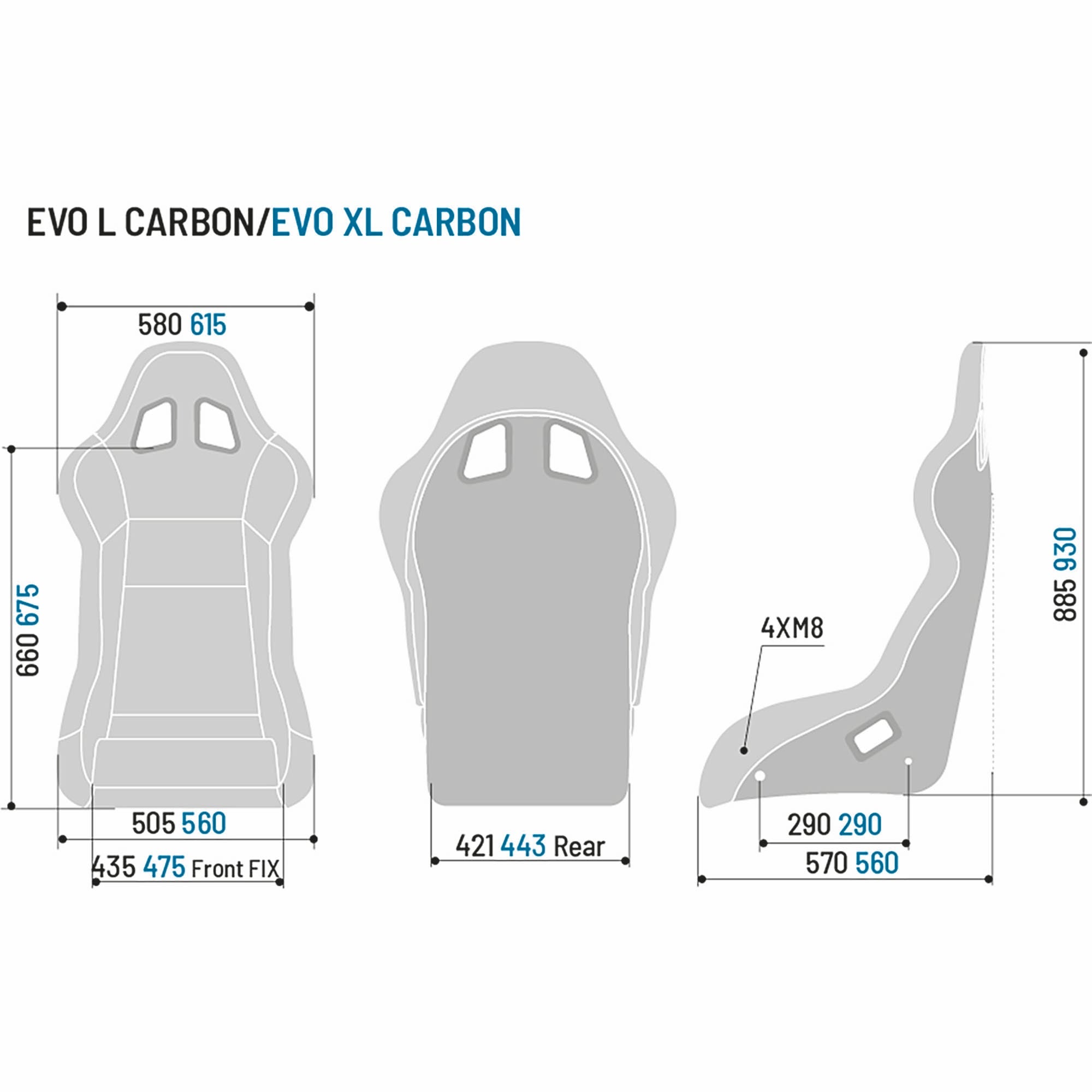 Sparco Evo XL Carbon Racing Seat