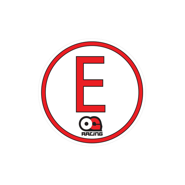 OG Racing Extinguisher "E" Decal
