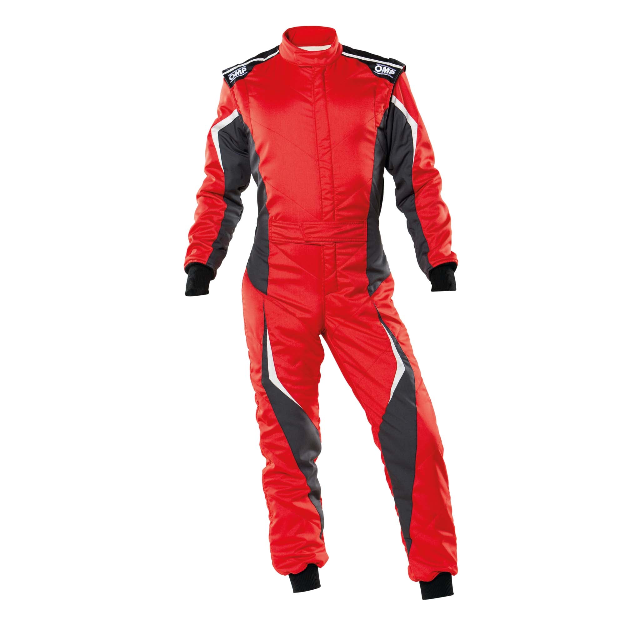 OMP Tecnica Evo Racing Suit - Red/Black