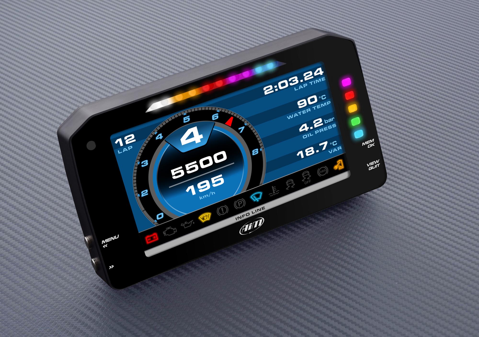 AIM MXP Dash Data Logger