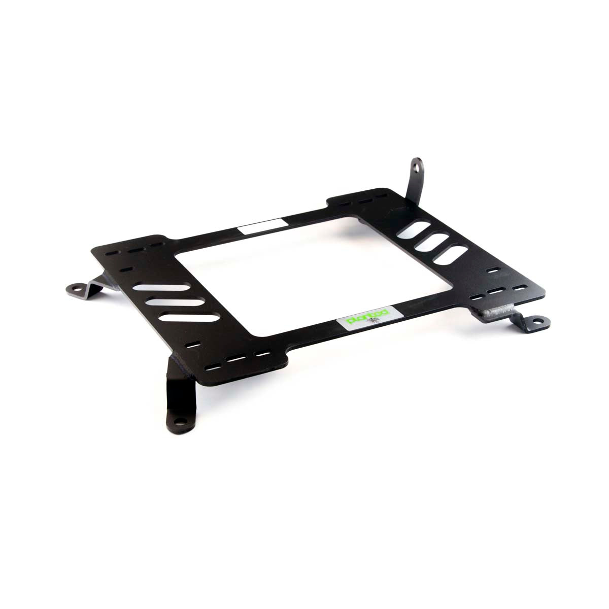 Vehicle-specific floor mounting base for 2003-2013 Audi A3 Hatchback, passenger side, shown with Planted top plate