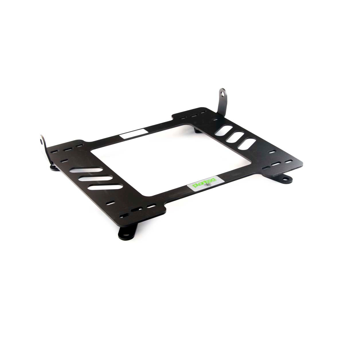 Vehicle-specific floor mounting base for 1996-2002 BMW Z3 Coupe / M Coupe, driver side, shown with Planted top plate