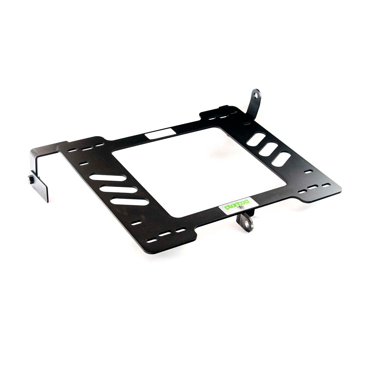 Planted seat bracket for VW Golf/GTI/Jetta (Mk3), passenger side, black powder-coated steel