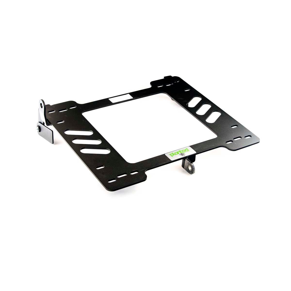 Vehicle-specific floor mounting base for VW Golf/GTI/Jetta (Mk2), driver side, shown with Planted top plate