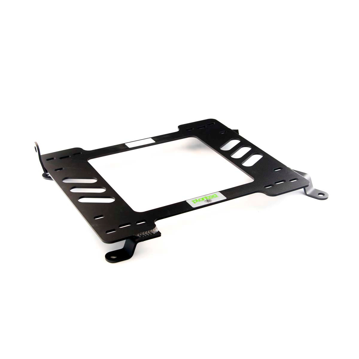 Vehicle-specific floor mounting base for VW Beetle/Golf/GTI/Jetta/Rabbit (Mk5-Mk7), driver side, shown with Planted top plate