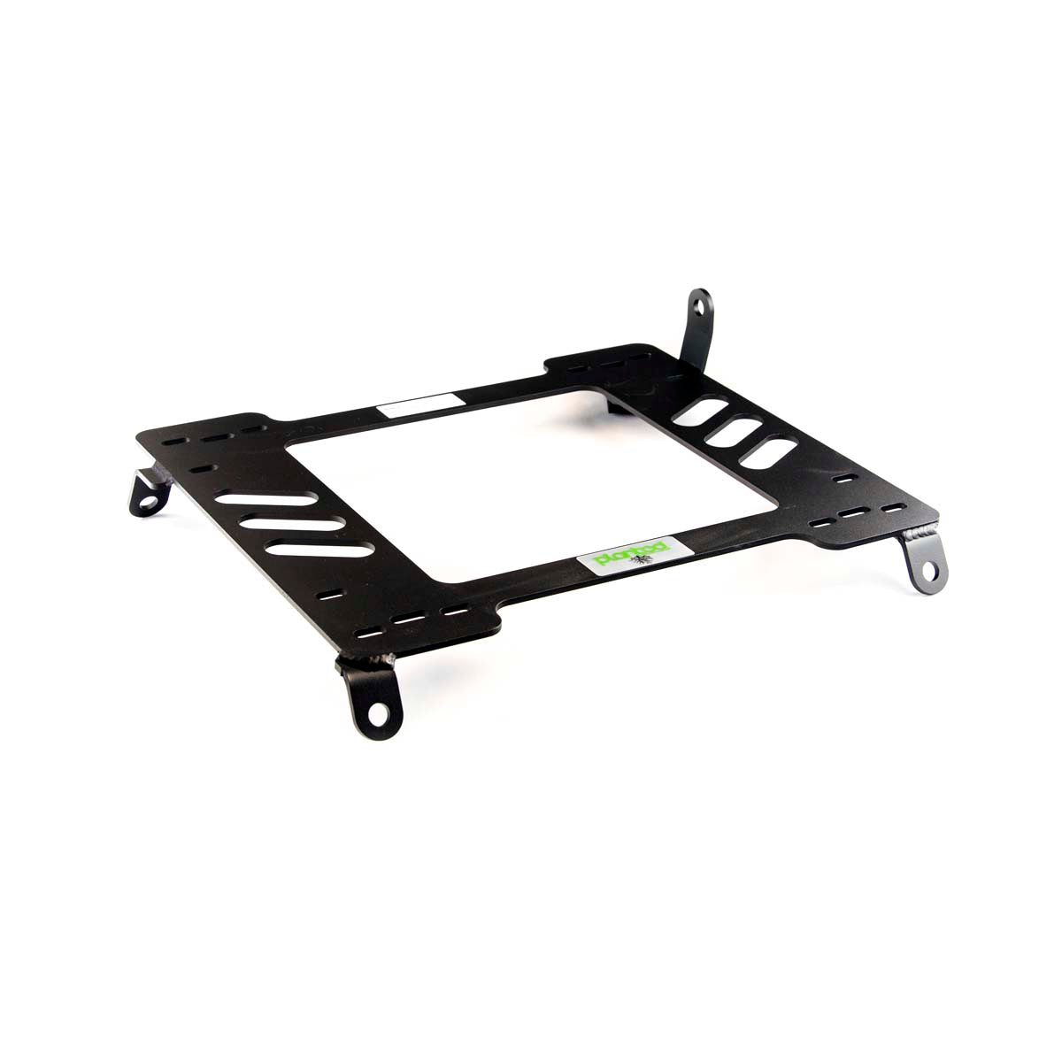 Vehicle-specific floor mounting base for 1994-2001 Acura Integra, passenger side, shown with Planted top plate