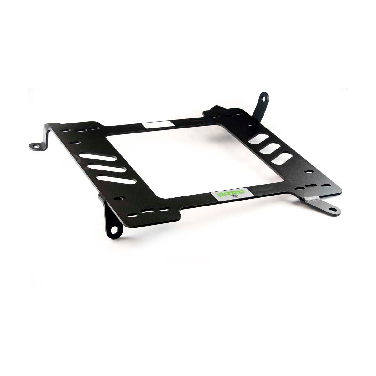 Planted seat bracket for 2003-2012 Mazda RX-8, passenger side, black powder-coated steel