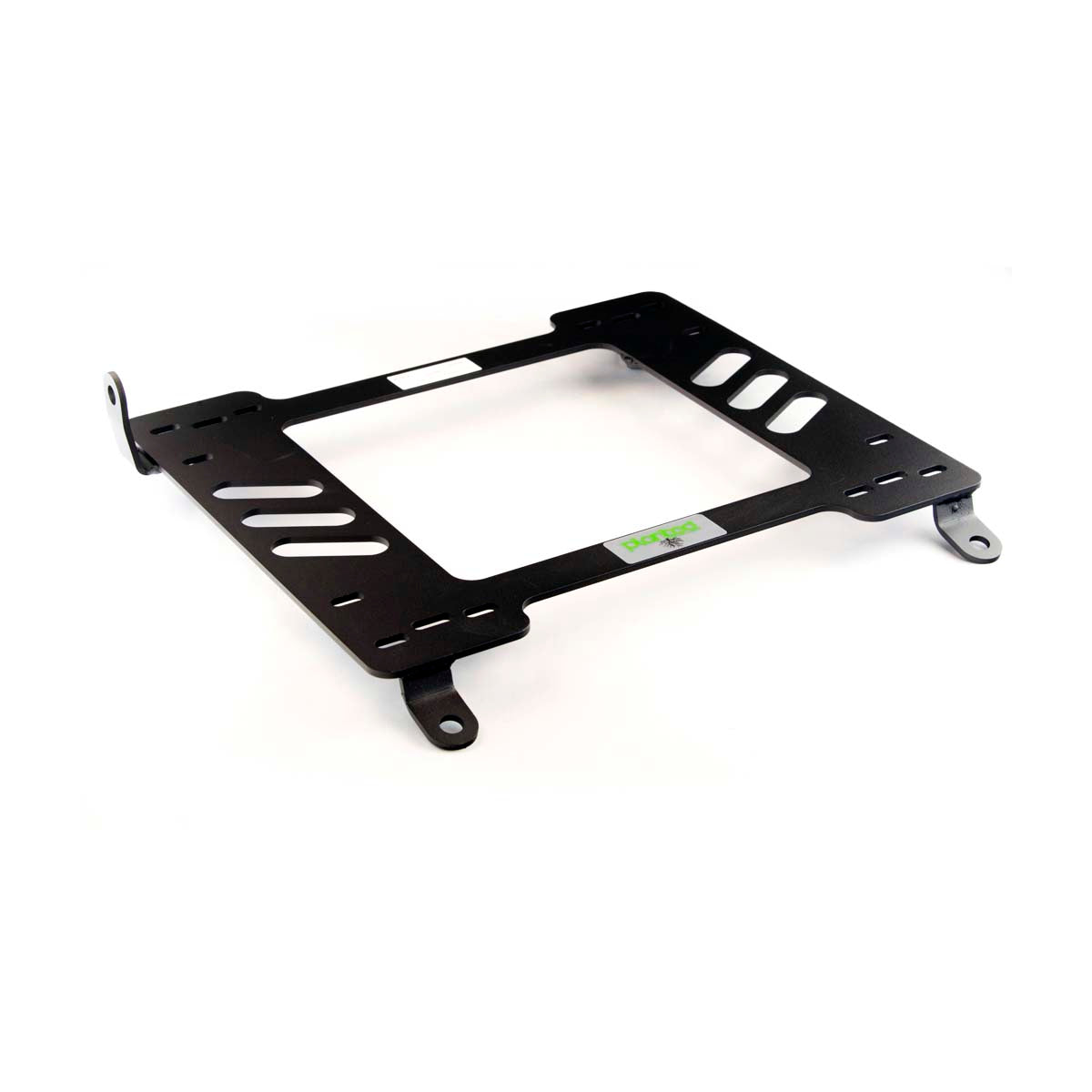 Vehicle-specific floor mounting base for 2005-2010 Scion tC, driver side, shown with Planted top plate
