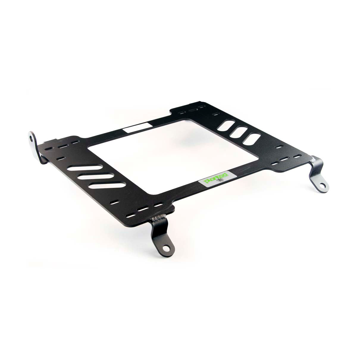 Vehicle-specific floor mounting base for 2006+ Lexus IS250/350/IS F (2nd/3rd Gen, Manual), driver side, shown with Planted top plate