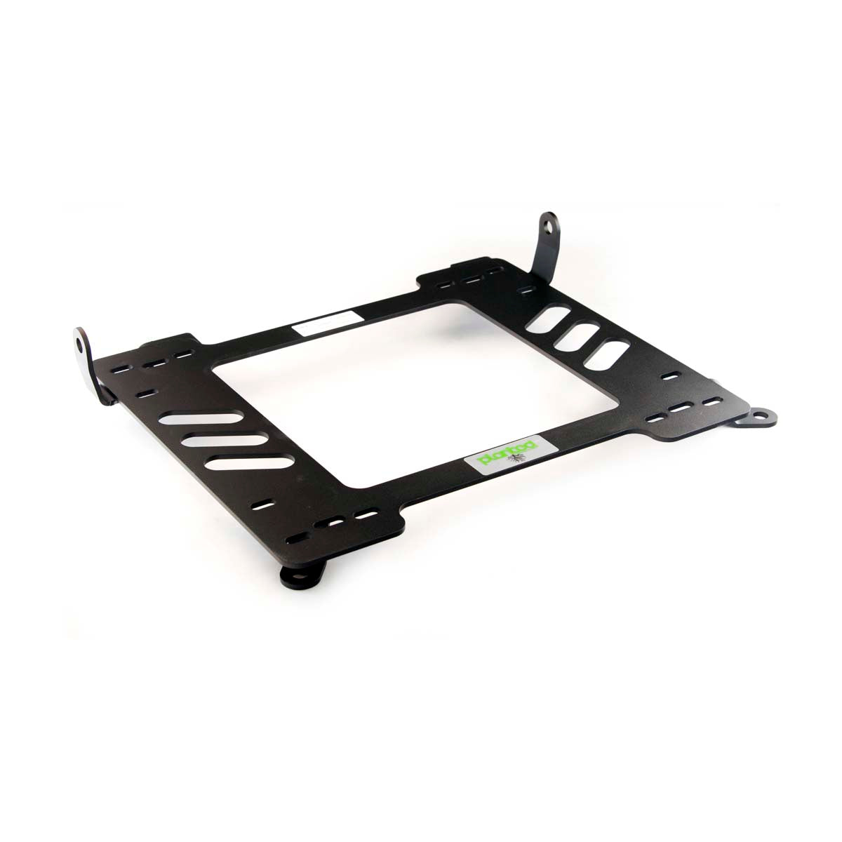 Planted seat bracket for 2008-2015 Audi A4/S4 (B8), driver side, black powder-coated steel