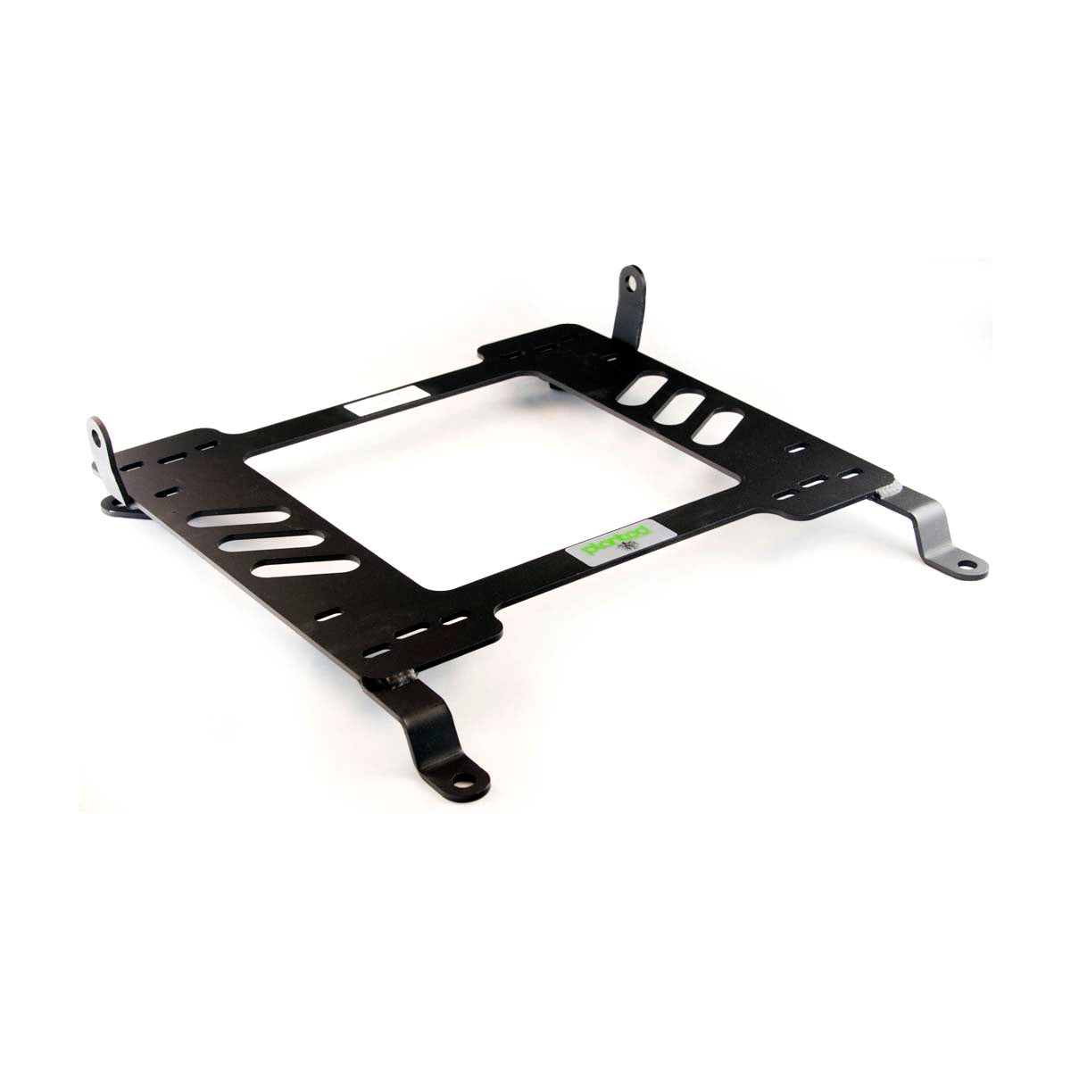 Vehicle-specific floor mounting base for 2006-2009 Pontiac Solstice, driver side, shown with Planted top plate