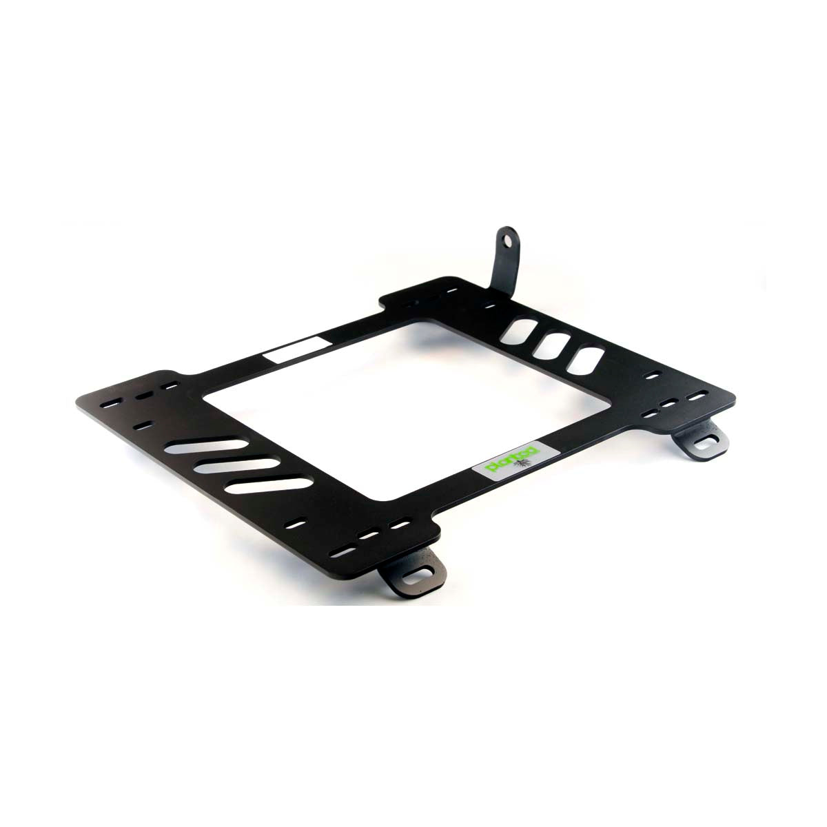 Vehicle-specific floor mounting base for 1998-2005 Mazda MX-5 Miata (NB), passenger side, shown with Planted top plate