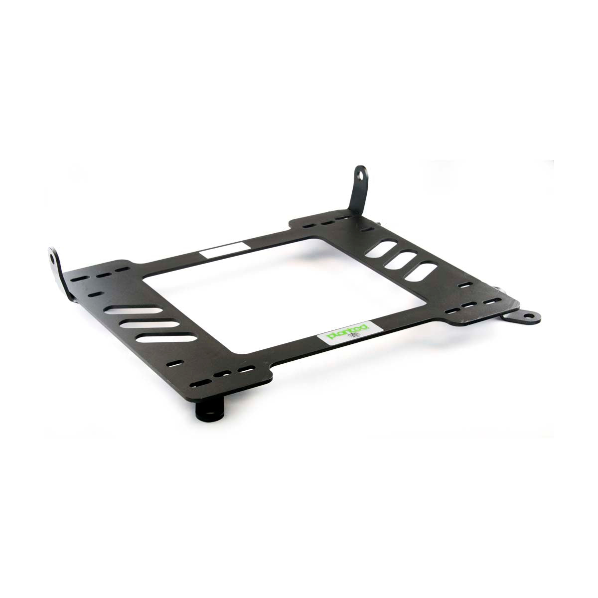 Vehicle-specific floor mounting base for 2002-2008 BMW Z4 / M Coupe / Roadster, driver side, shown with Planted top plate