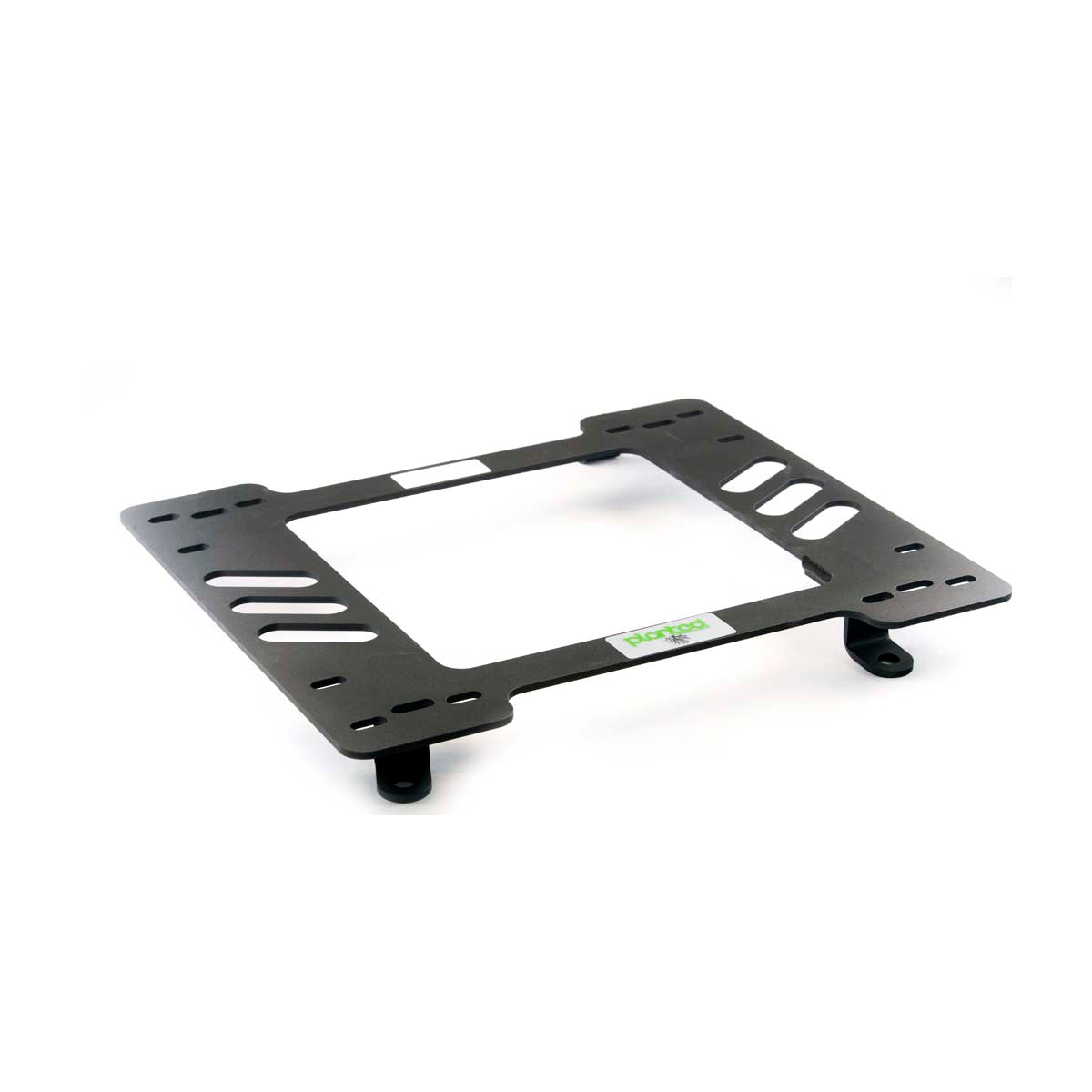 Planted seat bracket for 1970-1974 Chevrolet Camaro, passenger side, black powder-coated steel
