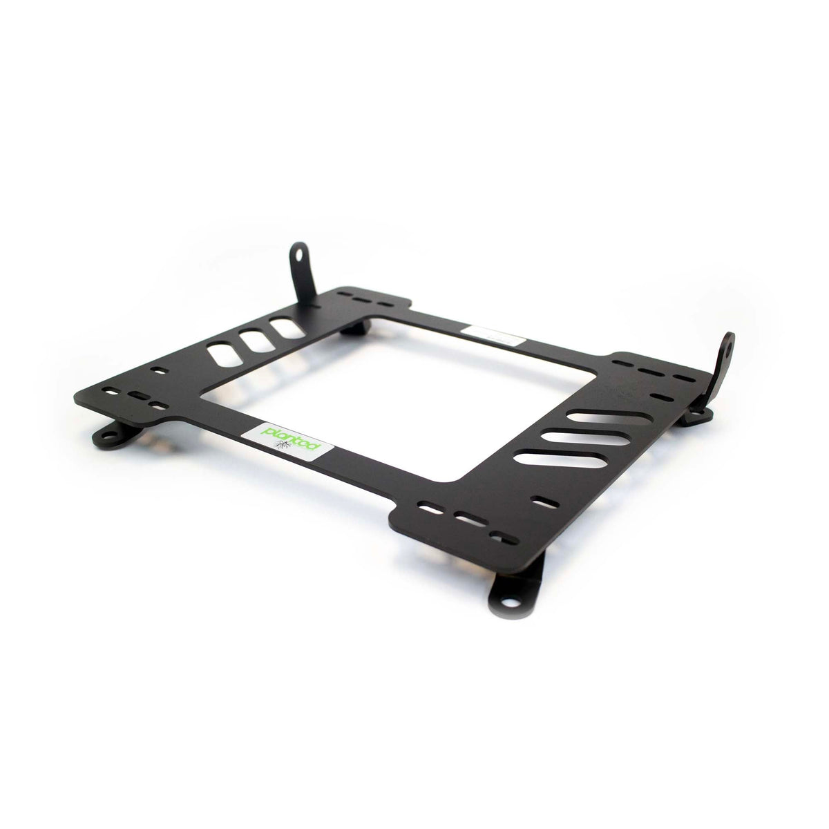 Planted seat bracket for 2006-2013 BMW 3 Series Sedan / Convertible (E90/E91/E93), driver side, black powder-coated steel