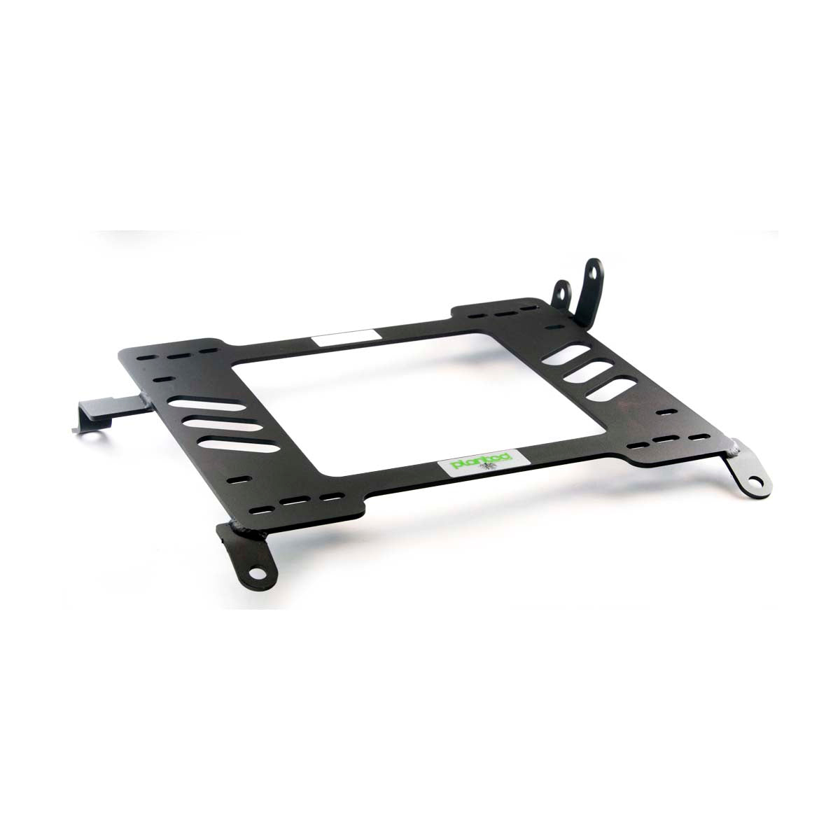 Planted seat bracket for 1994-1999 Toyota Celica, passenger side, black powder-coated steel