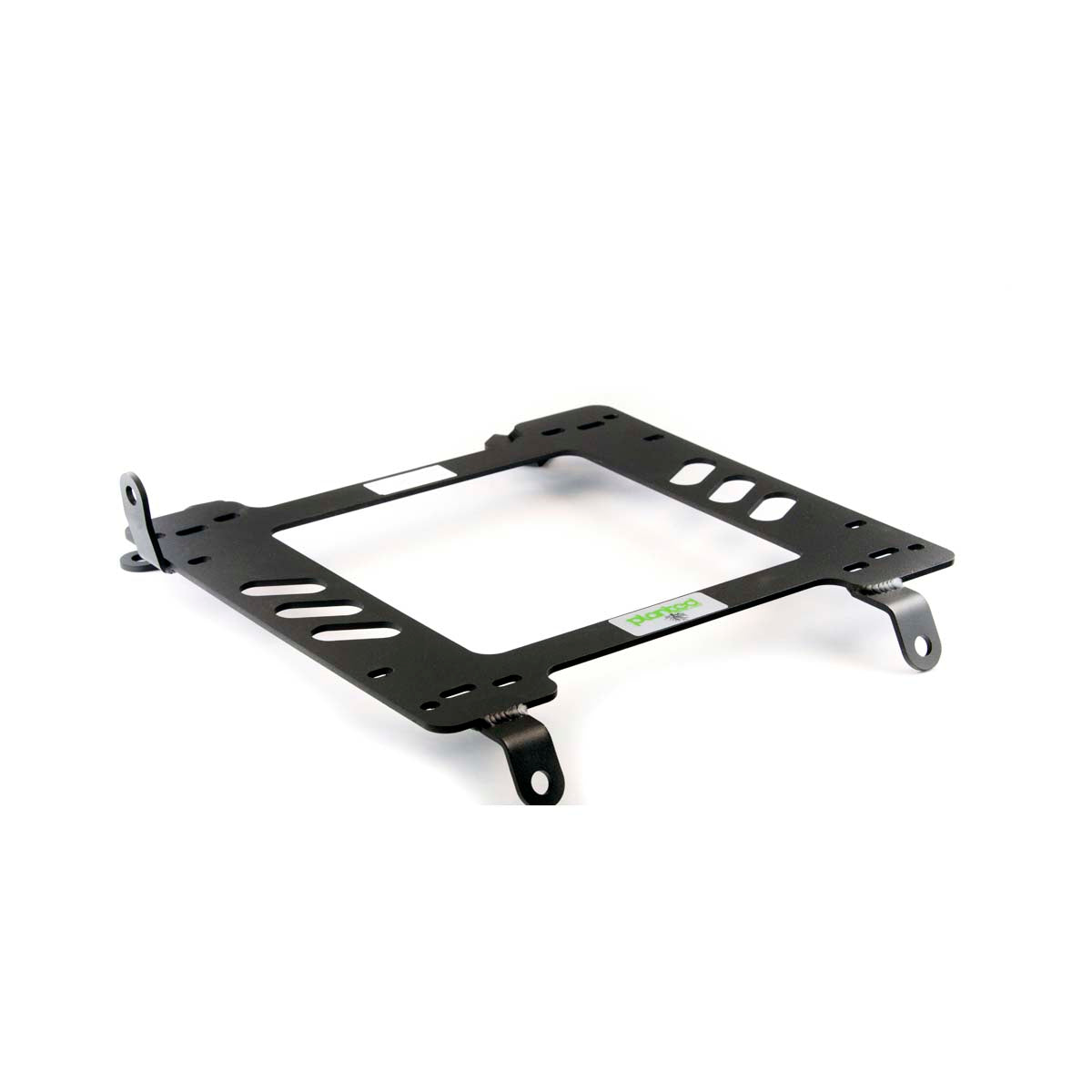 Vehicle-specific floor mounting base for 2003-2010 Dodge Viper (3rd/4th Gen), driver side, shown with Planted top plate