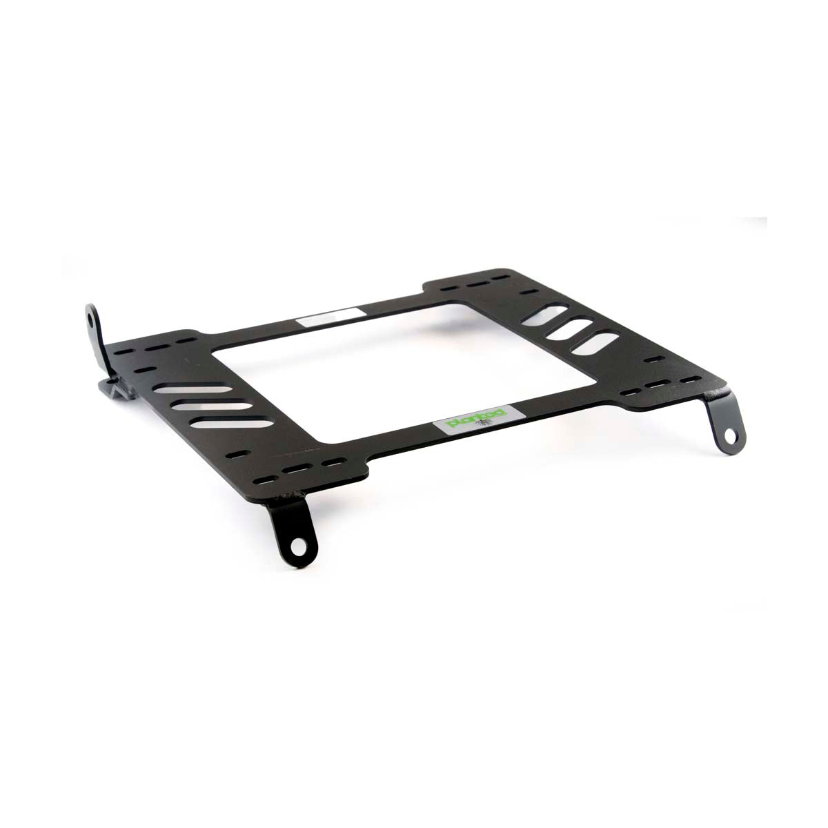 Planted seat bracket for 1992-1997 Subaru SVX, driver side, black powder-coated steel