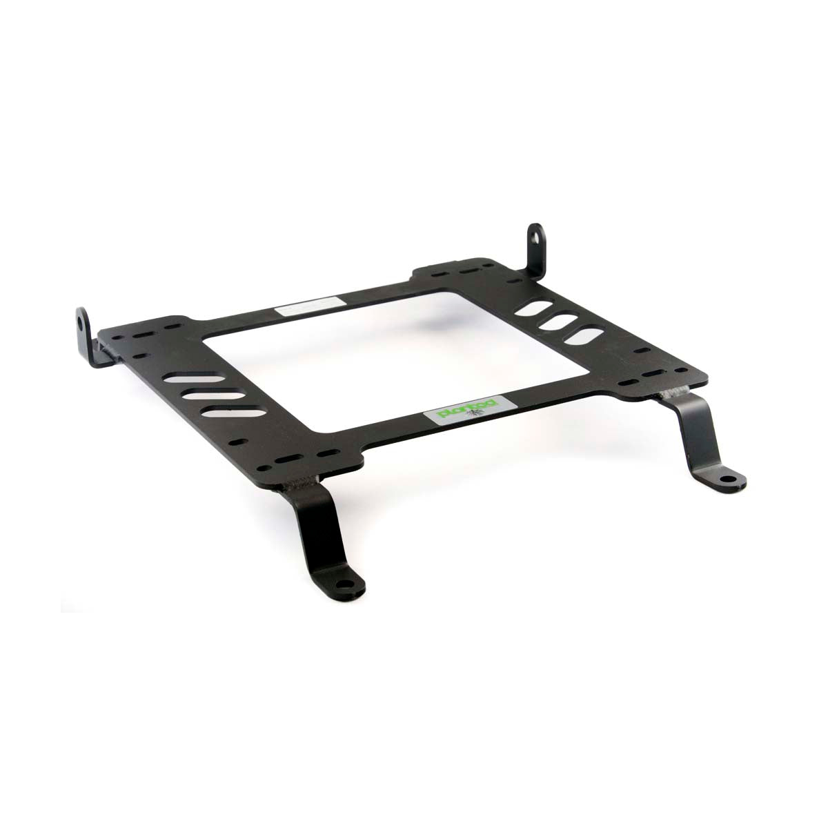 Planted seat bracket for 2009-2013 Chevrolet Corvette ZR1, driver side, black powder-coated steel