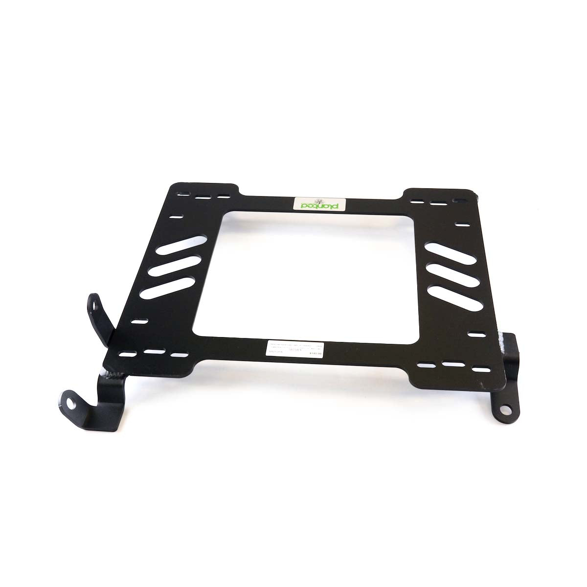 Vehicle-specific floor mounting base for 1998-2003 Subaru Legacy (3rd Gen), passenger side, shown with Planted top plate