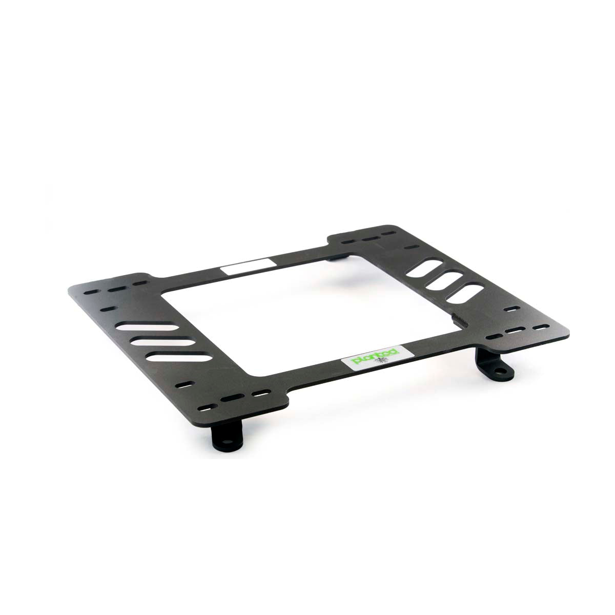 Planted seat bracket for 1970-1974 Pontiac Firebird, passenger side, black powder-coated steel