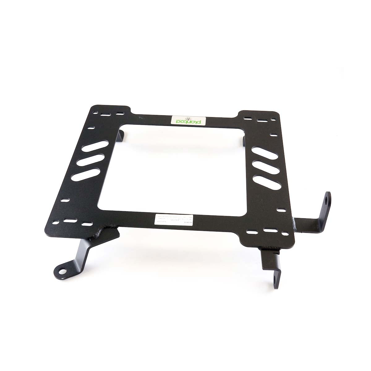 Vehicle-specific floor mounting base for 2015-2021 Polaris Slingshot, passenger side, shown with Planted top plate