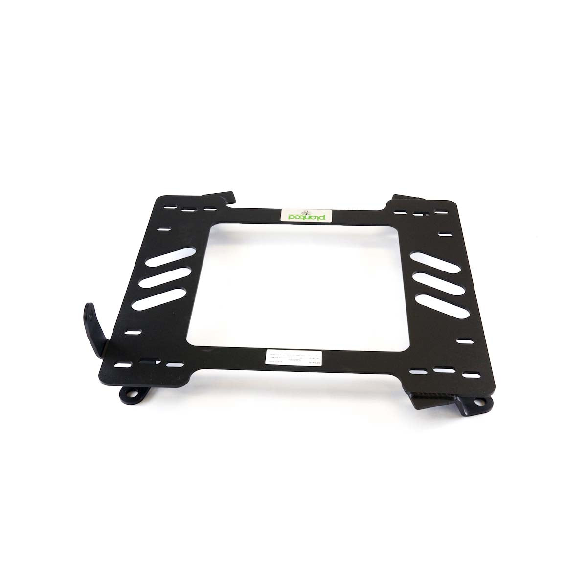 Planted seat bracket for 2014+ BMW 2 Series Coupe (F22), passenger side, black powder-coated steel